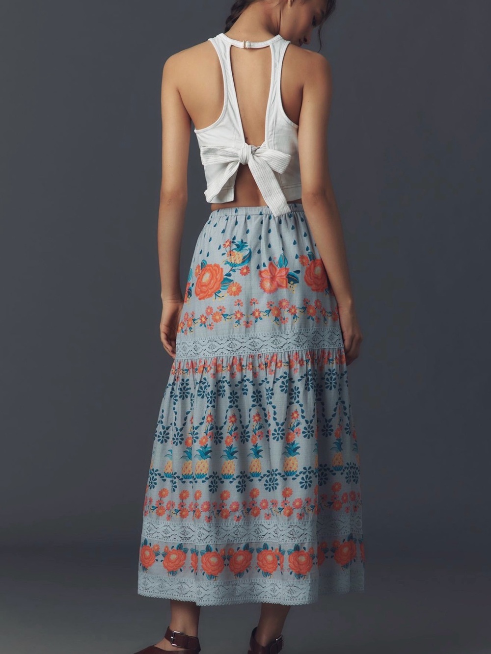 NWT Farm Rio Tropical Delicacy Maxi Skirt, S - Picture 3 of 7